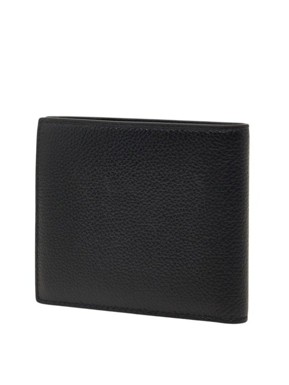 Balenciaga Logo Bifold Wallet Black Leather - Picture 2 of 10